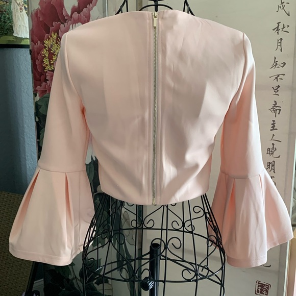 Scuba flutter crop top light pink - Picture 2 of 6